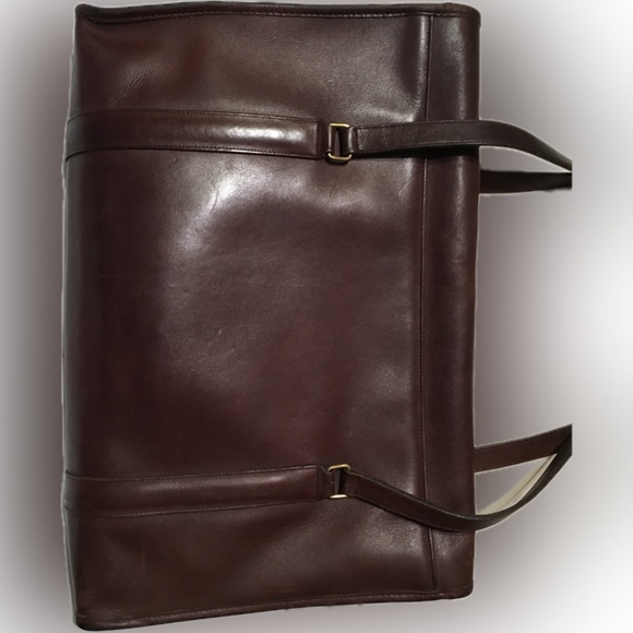 Coach Vintage Leather Envelope Portfolio Briefcase Tote Electronic Bag NYC USA - Picture 8 of 16